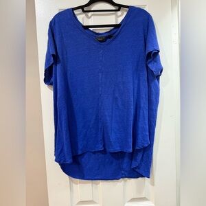 Never worn women’s bright cobalt blue high low top
